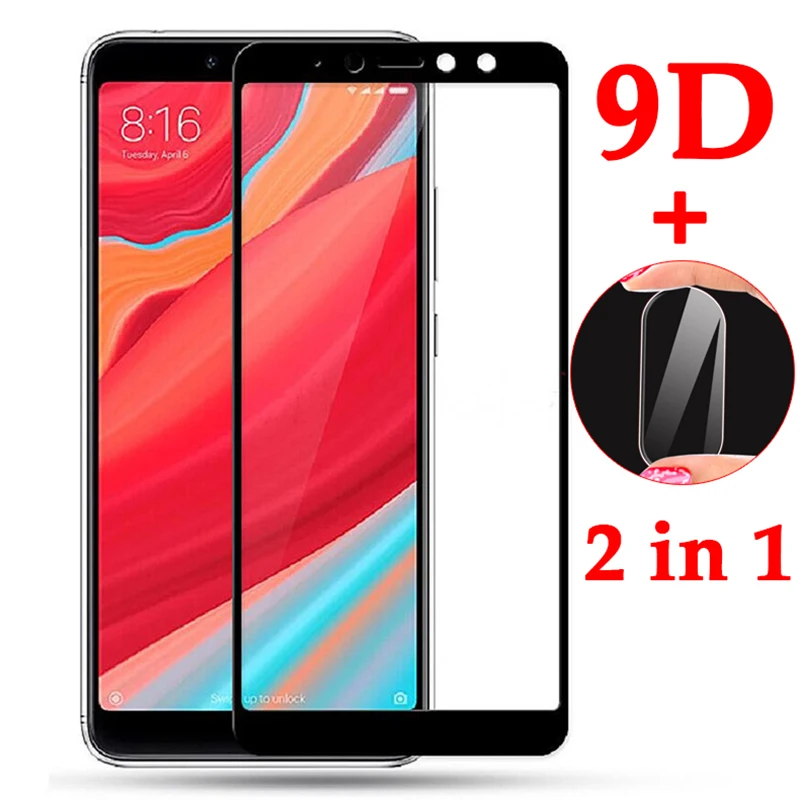 2 в 1 9D Защитное стекло для Xiaomi Redmi S2 Защита объектива камеры xiaomi redmi s redmis2