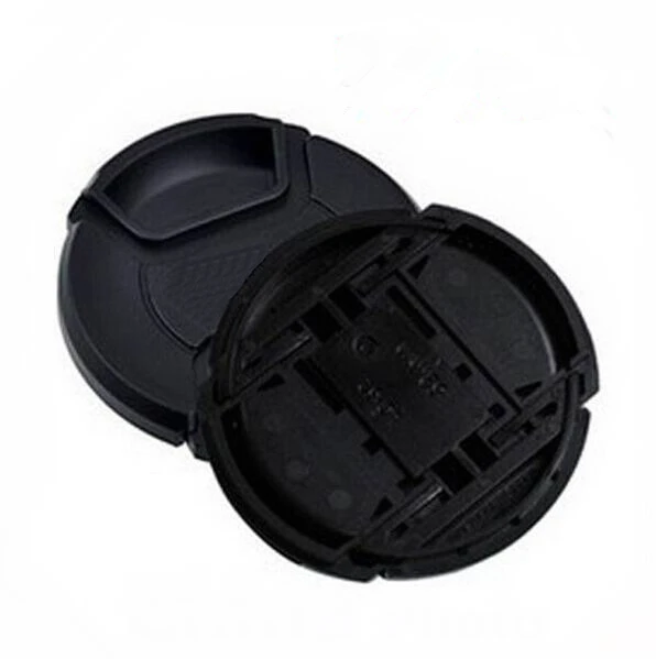 

30pcs/lot 49 52 55 58 62 67 72 77 82 86mm center pinch Snap-on cap cover camera len cap LOGO for canon/nikon camera Lens