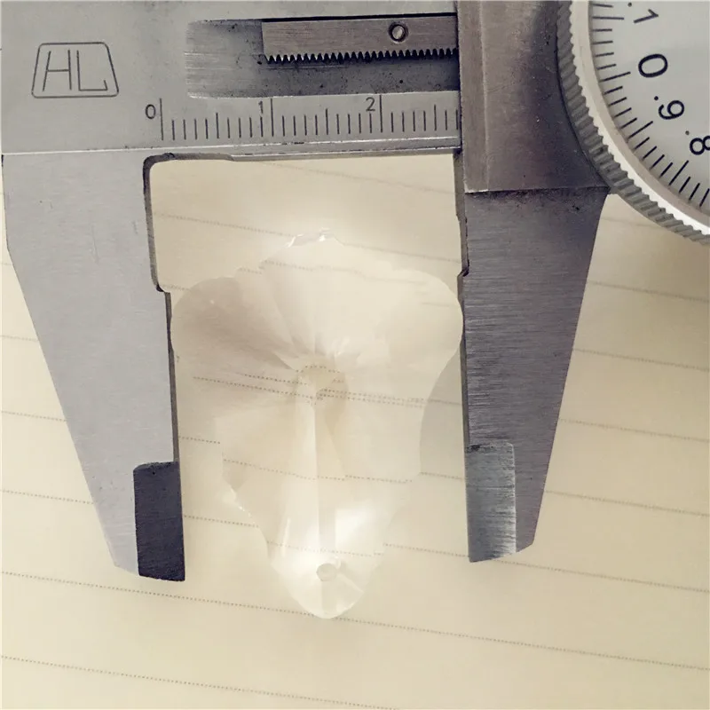 Хит продаж прозрачные стеклянные призматические Подвески 38 мм 50 шт. люстра