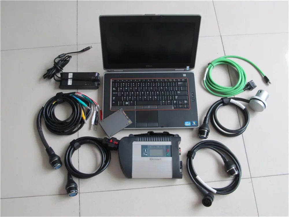 

MB star diagnosis compact 4 SD C4 с ноутбуком E6420 (i5 cpu, 4g ram) с программным обеспечением 2022-12 в 360 Гб SSD, готов к использованию