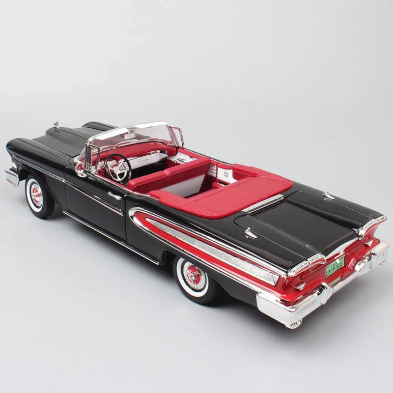 Классические детские 1 18 брендов большой Ford Edsel цитирования 1958 г. Модели-трансформер металлическое ведро литой автомобиль реплики подарки хобби