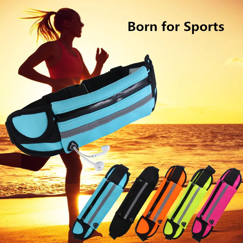 Adjustable Running waterproof waist bag Lycra fabric cycling high quality leisure phone holder|Беговые сумки| |
