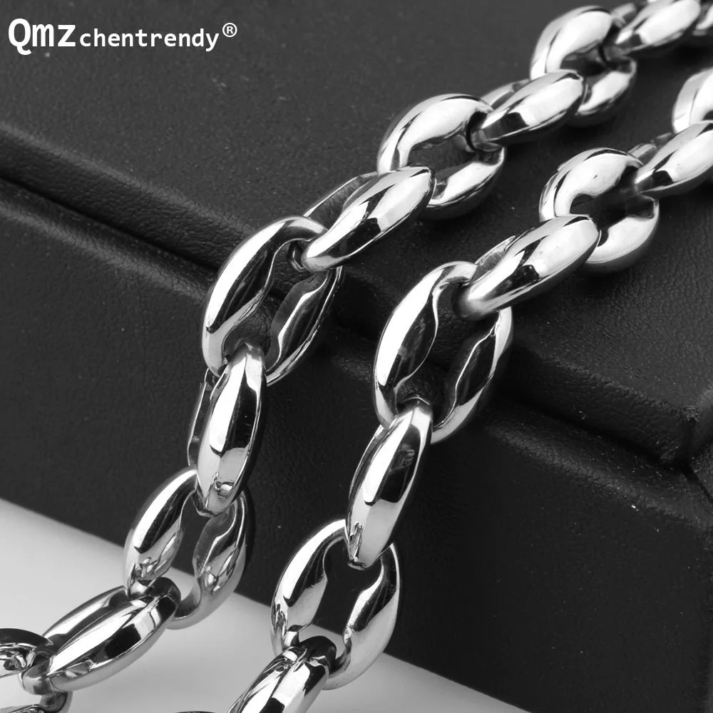 Hip hopp Mens Punk The coffee beans Chain Link Necklaces Stainless Steel Male Rapper Necklace Jewlery | Украшения и аксессуары