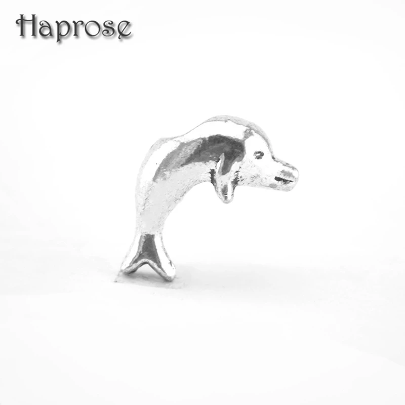 10 шт./лот Дельфин высшего качества бусины шармы из сплава подходят для женских