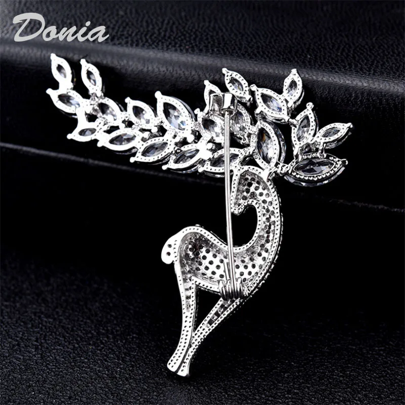 

Donia Jewelry Fashion personality creative copper micro-inlaid AAA zircon brooch pedicure brooch brooch female decorative brooch