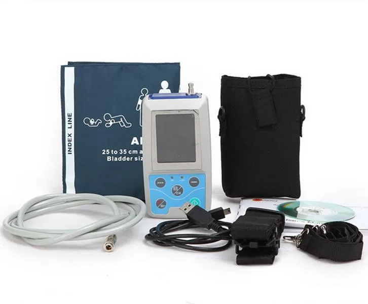 FDA телефон работающий 24 часа NIBP Holter CONTEC ABPM50 + взрослый ребенок большой размер 3