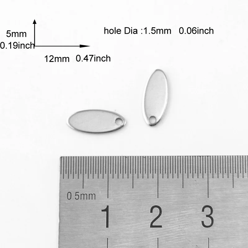 500 шт. diy пустые штамповочные бирки сердца капли круглые продолговатые