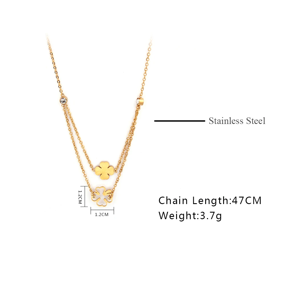 ZUUZ аксессуары и украшения ожерелье для женщин из нержавеющей стали серебристого