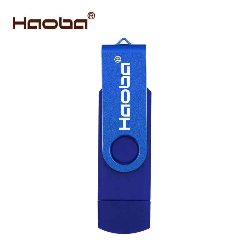 Blue Высокоскоростной usb 3,0 OTG 64 ГБ флеш-накопитель USB флеш-накопитель 128 Гб внешний накопитель memoria usb 32 Гб 16 Гб Micro USB флеш-накопитель - Цвет: Blue