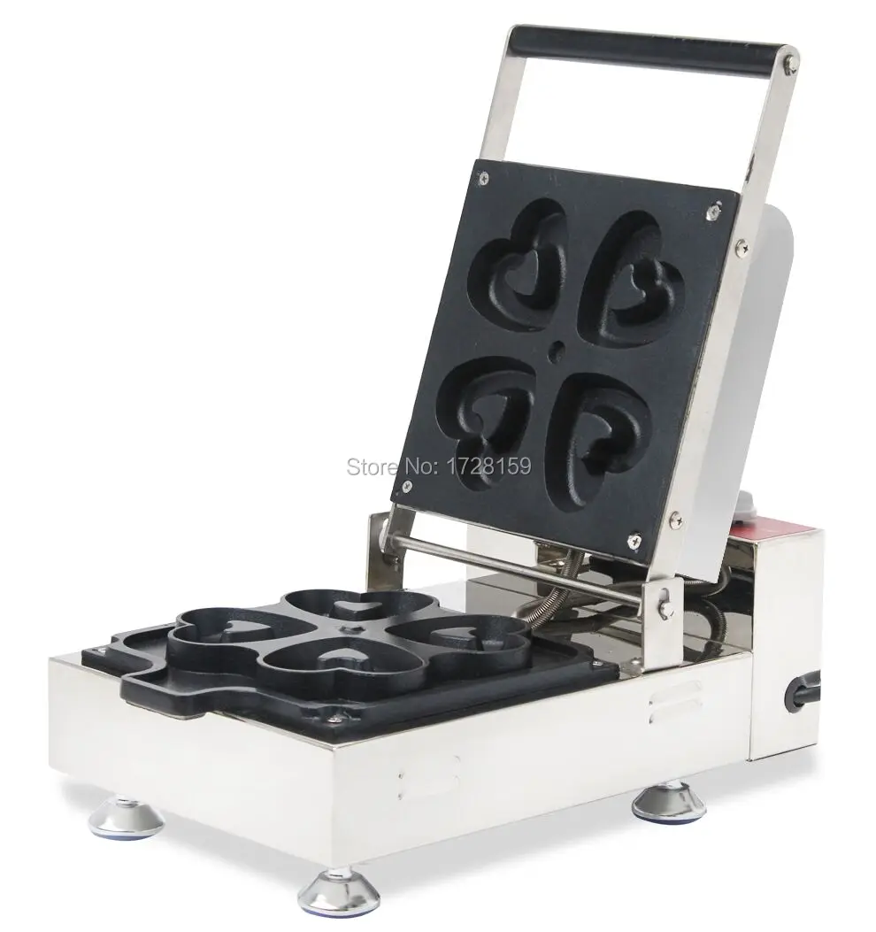 

Hot sale 4pcs commerical Mini donut making machine for sale,doughnut machine,heart shape donut maker
