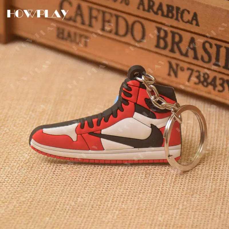 AJ-044-DG HowPlay мини кроссовки брелки jordan 1 сумка очарование Баскетбольная обувь модельный брелок AJ1 подвеска на рюкзак держатель для ключей креативные подарки - Цвет: AJ-044-DG