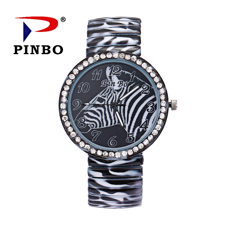 Лучший бренд класса люкс эластичный браслет со стразами женские часы Bayan Saat Relogio