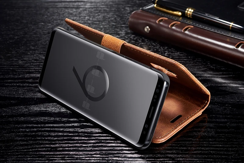 DG. Ming для samsung Примечание 10 9 8 S8 S9 S10 плюс S10E роскошный кожаный магнитный чехол для телефона для Galaxy A30 A50 A70 A6 A8 плюс A9