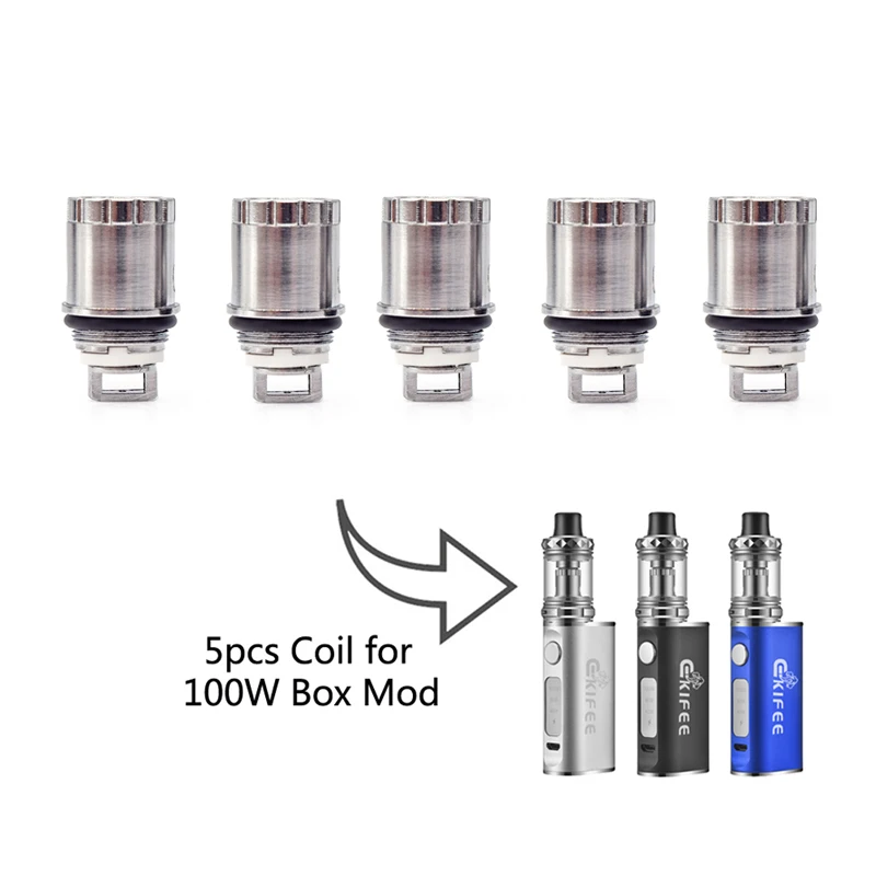 

3 шт., 5 шт., 10 шт., катушка Replacemnt для новейших 100 Вт бокс мод vape kit 3,0 мл бак электронная сигарета ядро
