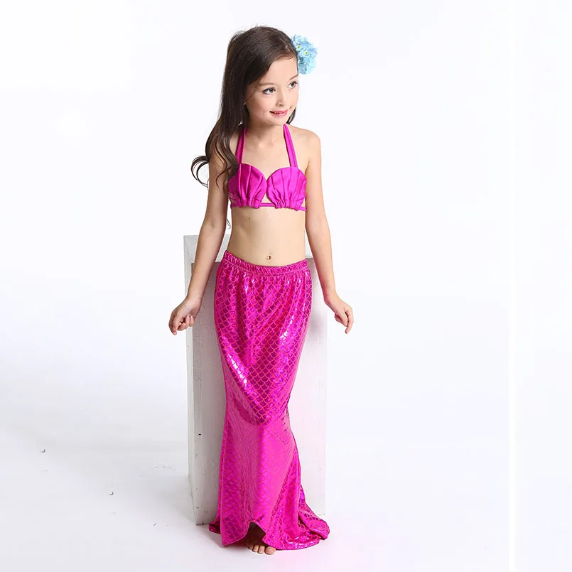 3 шт. хвосты маленькой русалки для плавания костюм хвост костюмированной