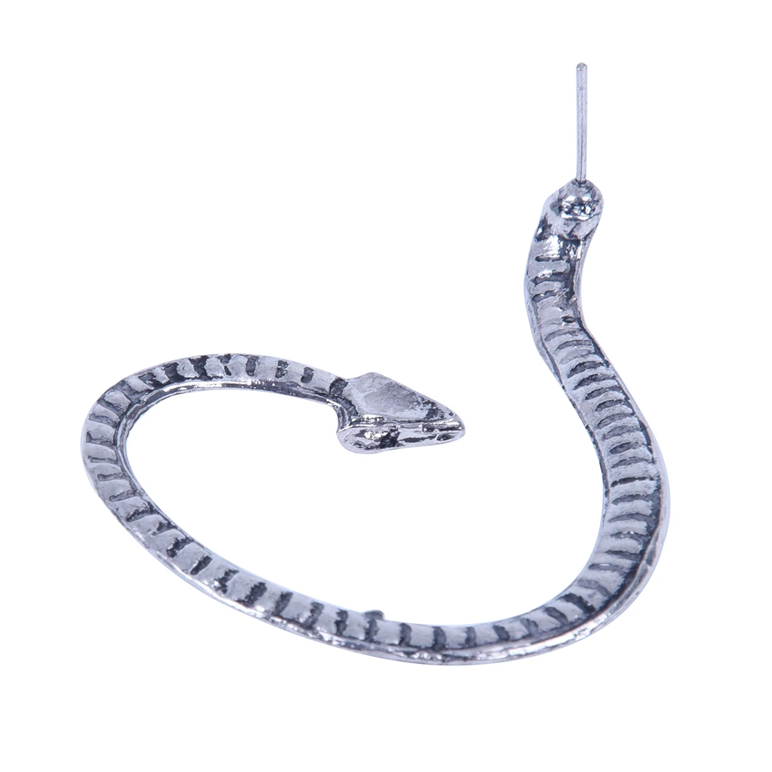 Готический панк змея укуса уха Запонки Клип одиночные серьги|single earring|earrings