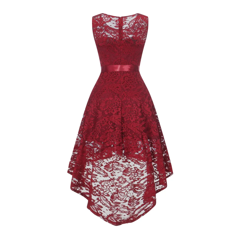 С коротким передом и длинной спинкой кружевное платье вечерние платья для женщин