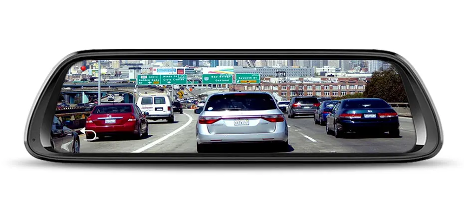 Olysine 10 дюймов Android 8,1 Автомобильный видеорегистратор 4G wifi gps навигатор видеорегистратор камера поток медиа Full HD 1080P зеркало заднего вида видео рекордер