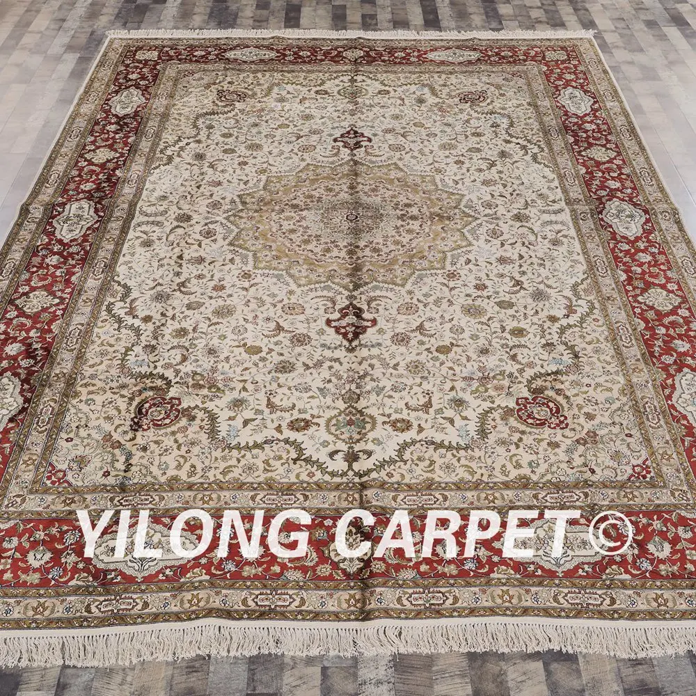 Yilong 10 'x 14' классический турецкий стиль 100% ручной работы высококачественные