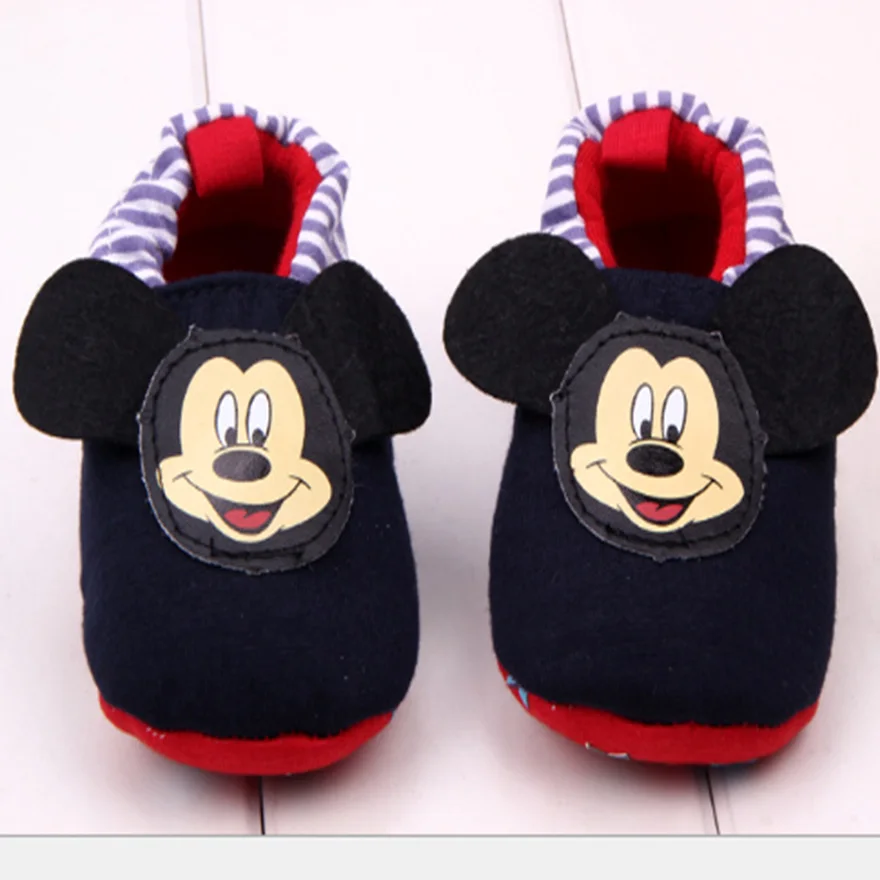 Удобная обувь для новорожденных малышей с Минни Scarpe мягкая подошва Chaussure Mickey