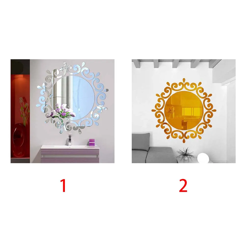 Цветок настенное зеркало 18''роскошный цветок Виноградная лоза Декор