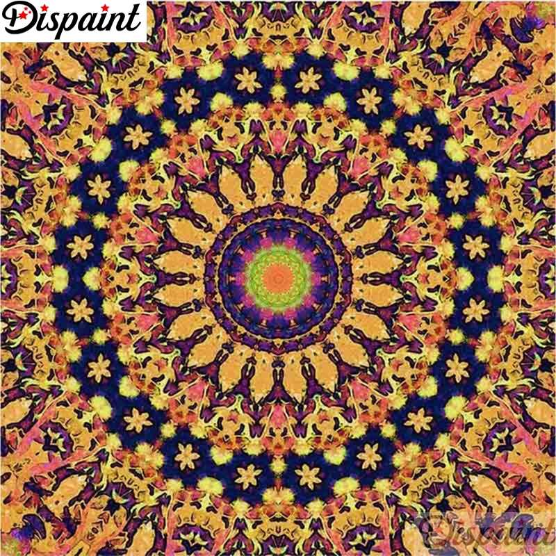 

Dispaint Full Square/Round Drill 5D DIY Diamond Painting "Mandala scenery" Embroidery Cross Stitch 3D Home Decor Gift A11355