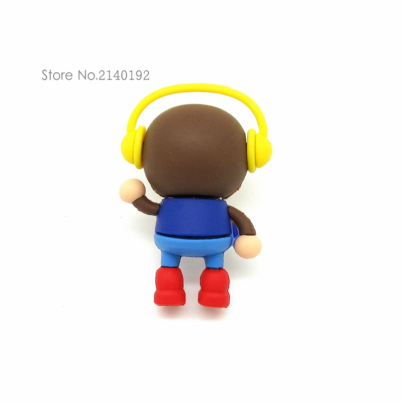 Новый дизайн мультяшная гарнитура обезьяна USB флэш накопитель 4 ГБ 8 16 оперативной