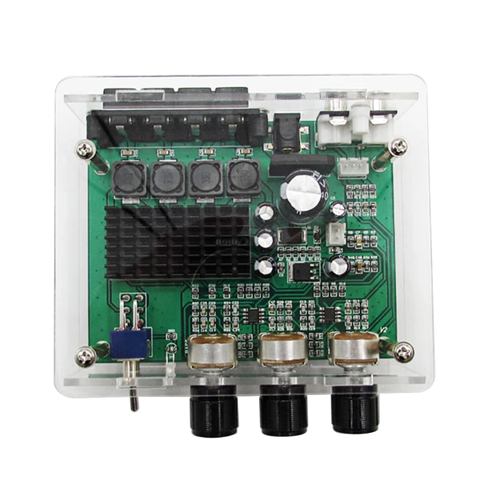 AIYIMA XH M570 TPA3116D2 DC24V AC17V 80W * 2 стерео TPA3116 цифровой усилитель звука предусилитель тона