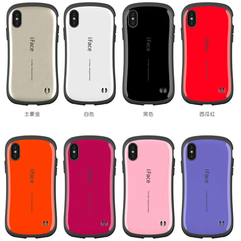 Япония tide бренд iFace противоударный чехол для iphone X XS MAX XR ТПУ Силиконовые чехлы 10 8 7