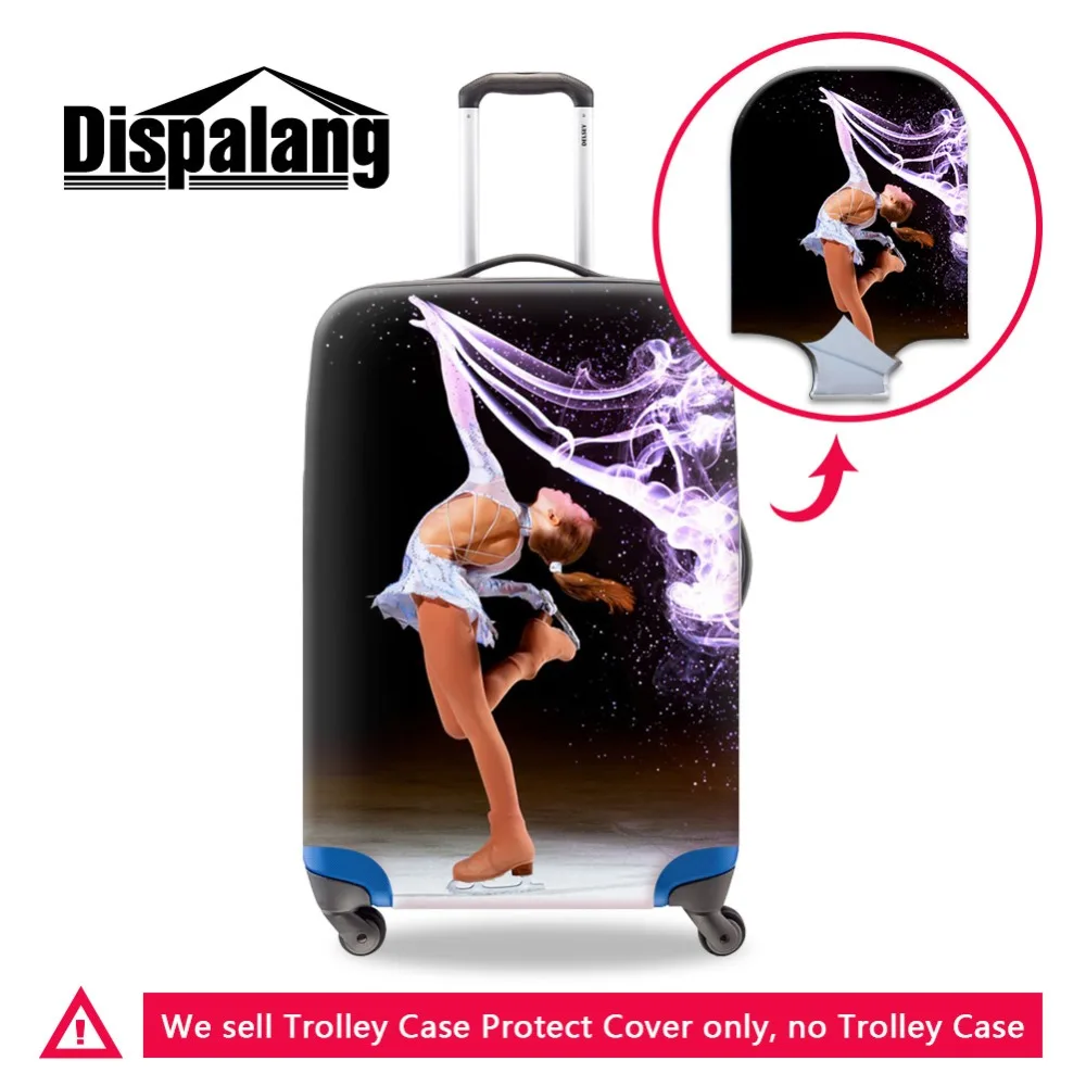 

Dislapang Fashion Luggage Cover Custom Logo Trolley Suitcase Protective Cover Dust Cover for 18 to 30 Inch Case Travel on Road