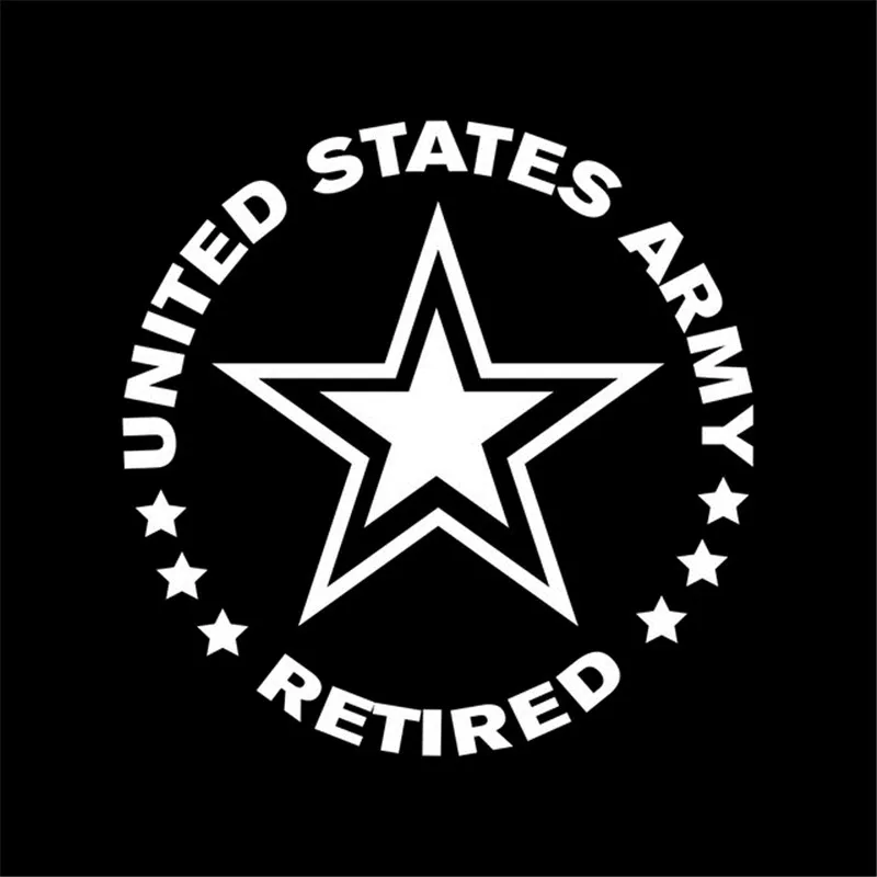 15 см * автомобильные наклейки Ветеран армии США/армейская отставная Настенная