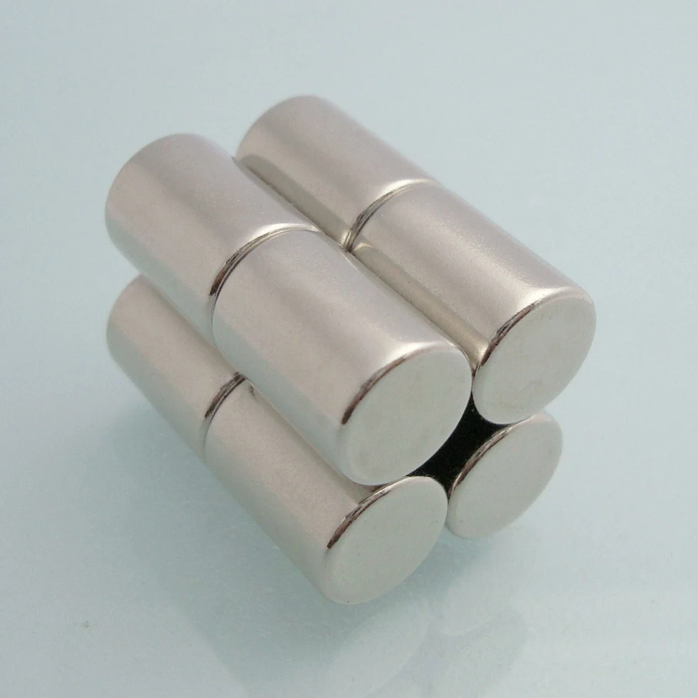 20 шт Dia9.5x12.7mm Неодимовые Магниты NdFeB Новый стержень сильный магнит ремесло