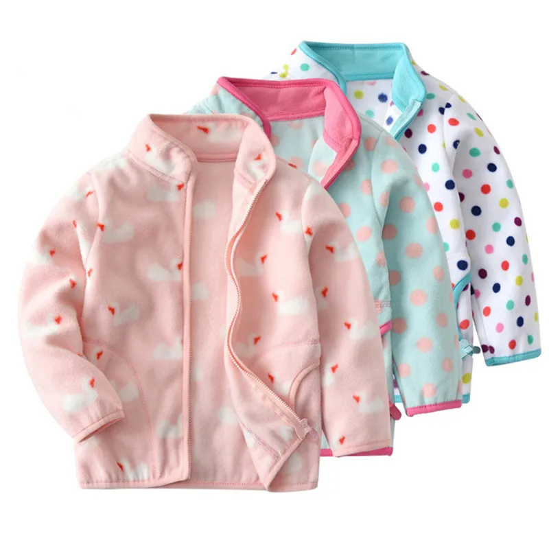 Baby girls coats children casual fleece jackets clothing fashion autumn kids cotton long sleeve boys sports cardigan | Детская одежда и