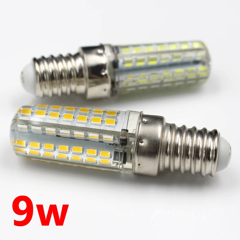 SMD 3014 E14 светодиодный кукурузы световая лампа COB 220 V 64 s 112 прожекторы точечной