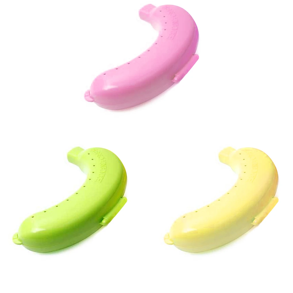 

New Style Special offer Plastic Banana Protector Container Box Holder Case Food Lunch Fruit Storage Box