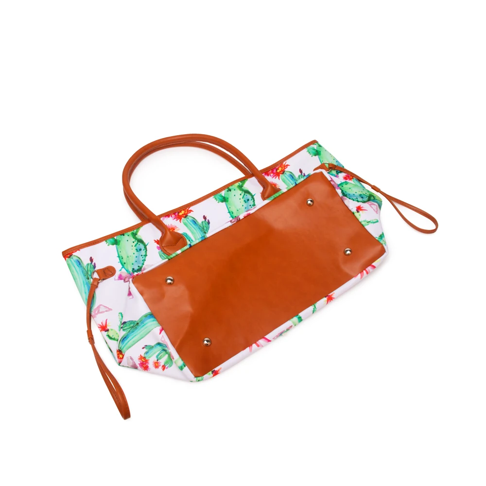 Оптовая продажа Домиль бесконечные кактус серии сумка Холст Строка Сумки Stringl