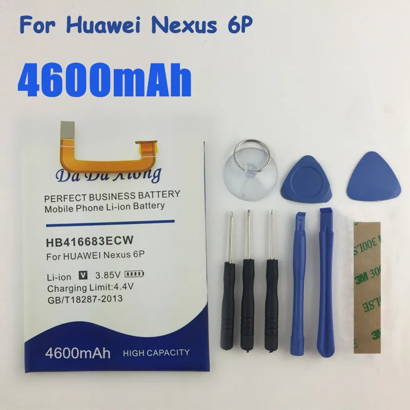 4600 мАч HB416683ECW батарея для huawei Google Ascend Nexus 6P H1511 H1512