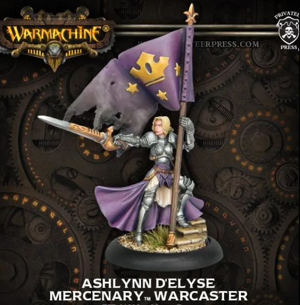 Warmachine Ashlynn de elyse (металлическая модель) бесплатная доставка|Наборы для сборки