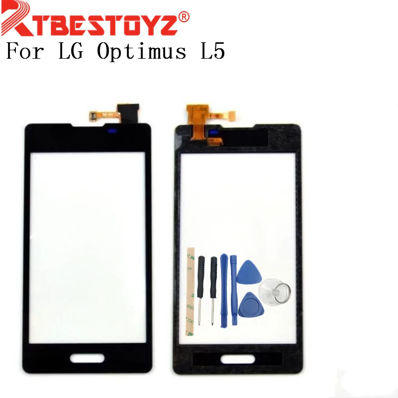 RTBESTOYZ для LG Optimus L5 II E460 E450 и L5X DUAL E455 сенсорный экран дигитайзер сенсор внешняя