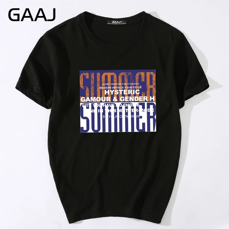 Футболка мужская летняя с круглым вырезом топ принтом коротким рукавом | Мужская