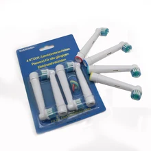 Cabezales de cepillo de dientes Oral B, SB-17A de limpieza sensible, 4 piezas, envío gratis