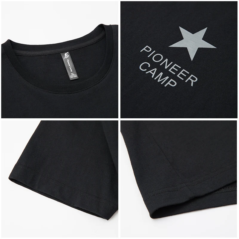 Pioneer camp Летняя мужская футболка с коротким рукавом брендовая одежда футболки