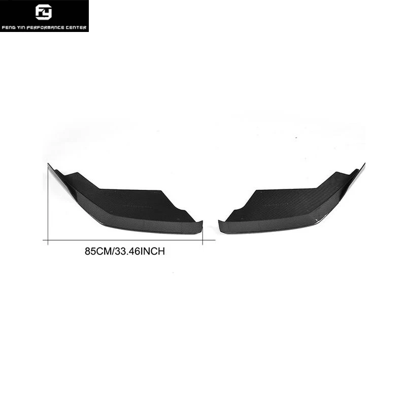 front bumper parts LP610 DMC Стиль углеродного волокна передний бампер сплиттеры задний диффузор боковые юбки задний спойлер для Lamborghini Huracan LP610 14-17 - Цвет: front bumper parts