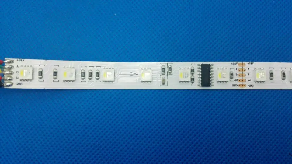 5 m DC24V светодиодный RGBW DMX цифровая лента 60 Светодиодный s/m 10 пикс./м полный цвет не