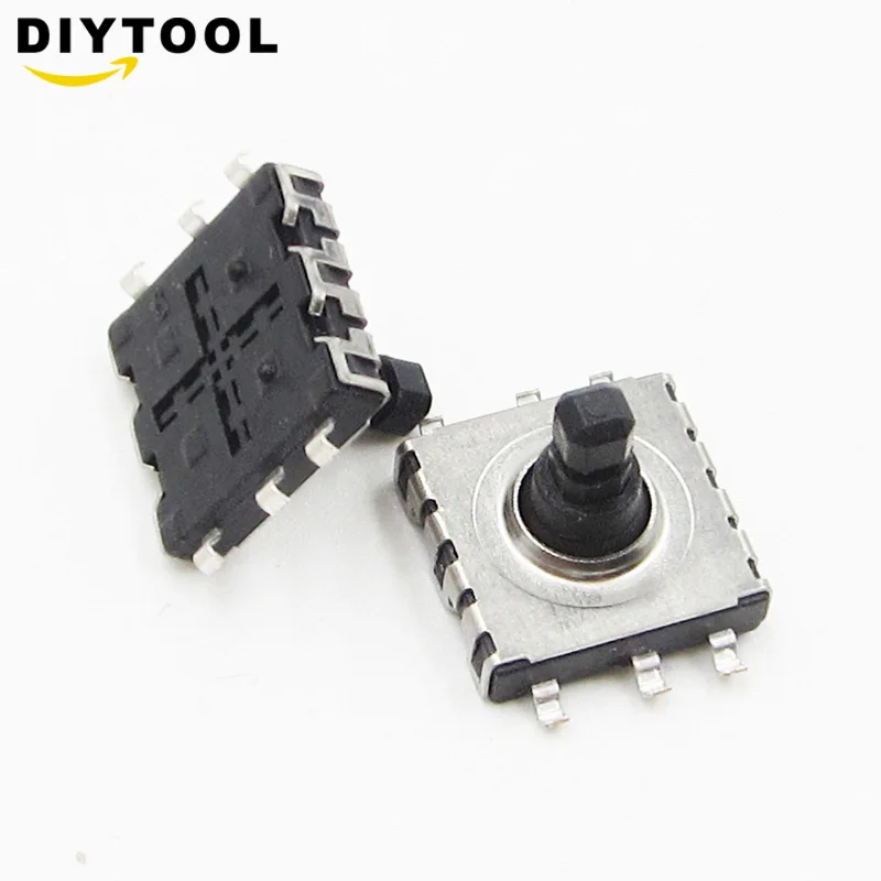 Тактовый переключатель SMD с 5 направлениями 6-контактный 10*10*9 мм для кнопки