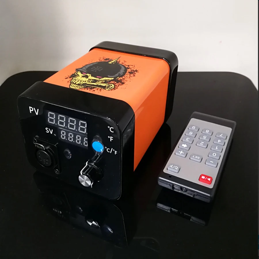 Электронный Портативный Dab установки ENail восковая ручка электрический Dab Box комплект Температура контроллер для 10/16/20 мм катушка Rig стеклянные трубки для курения