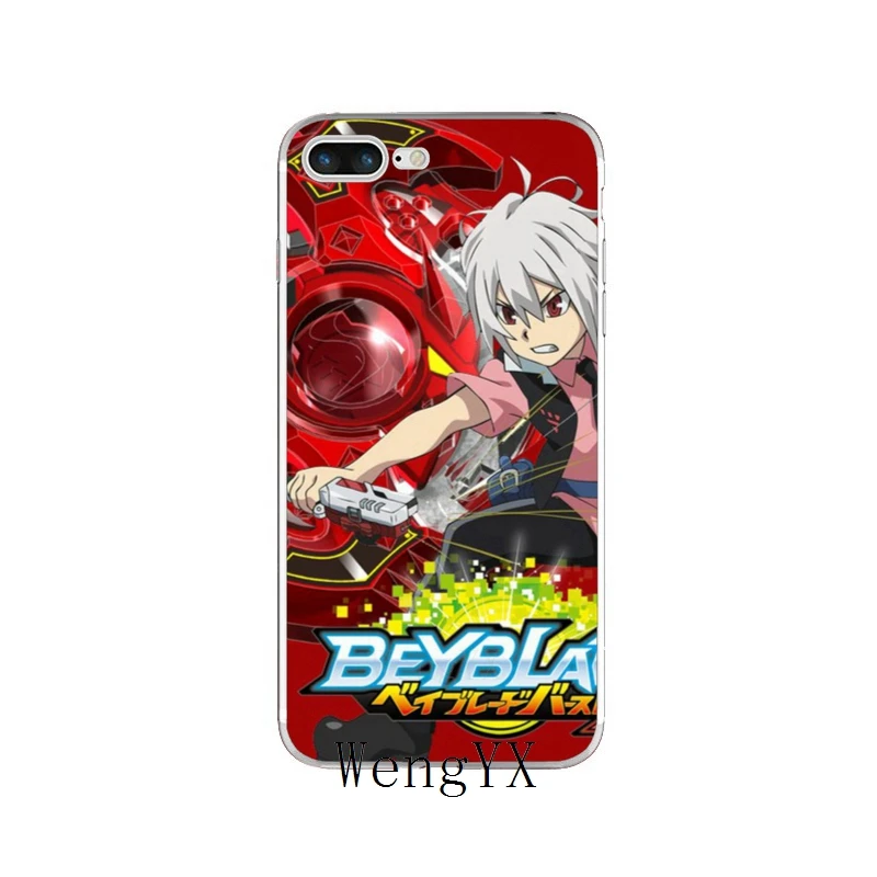 Wengyx классического мультфильма Beyblade прозрачный мягкий тонкий чехол из силикона мягкий чехол для iPhone X, 8, 8 plus, 7, 7 plus, 6 6s плюс 5 5S 5c SE 4 4S - Цвет: BeybladeA05