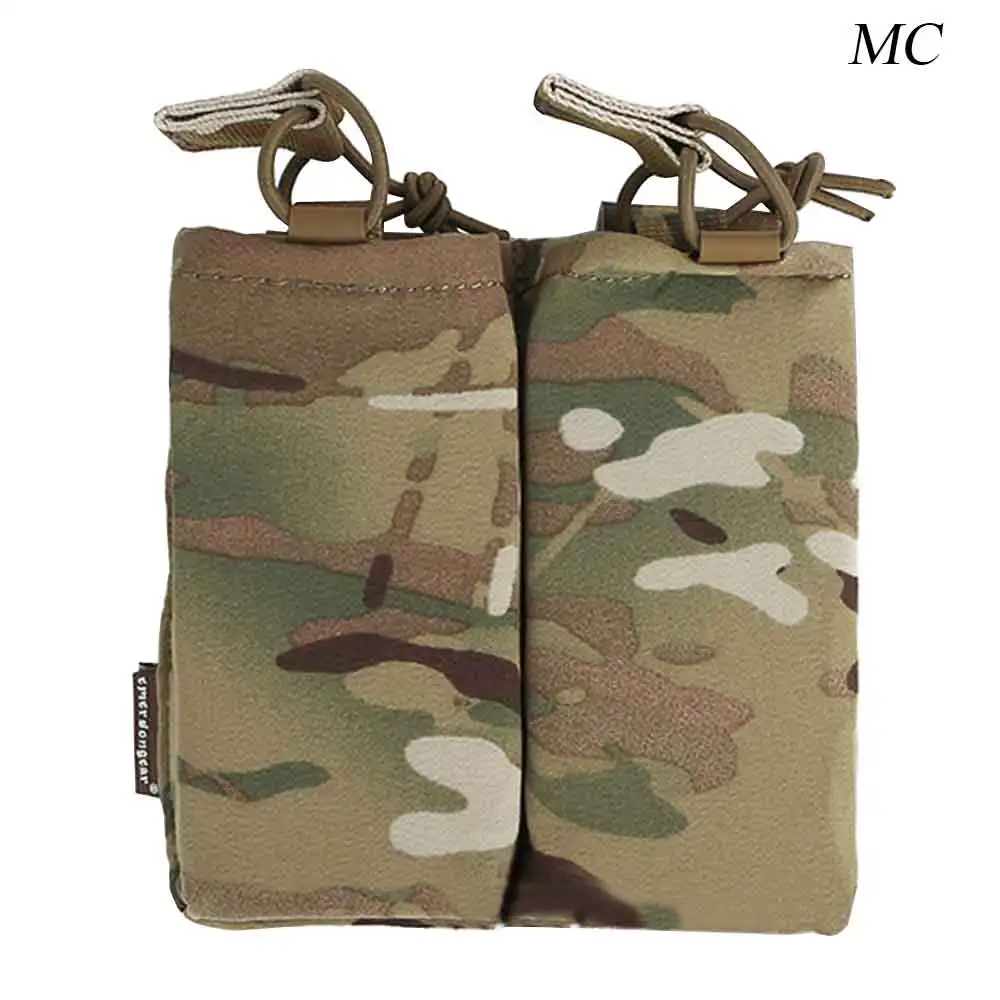 EMERSONGEAR5.56 двойной подсумок для SS Vest модульный Molle Mag подсумок для 5,56 журналов черный Coypte коричневый мешок EM6403