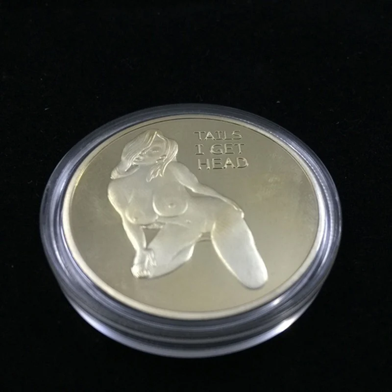 2 шт./компл. хвосты я получаю голову! Счастливые Девушки Смешные монеты