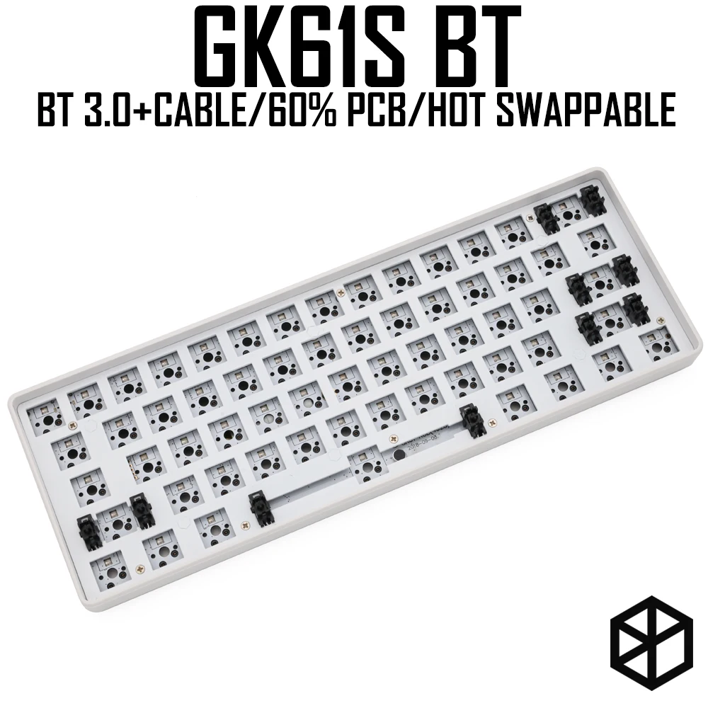 Gk61 60% пользовательская механическая клавиатура с rgb переключателем светодиоды
